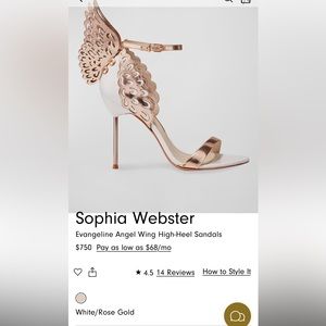 Sophia Webster
Evangeline Angel Wing High-Heel Sandals